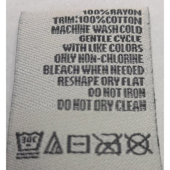 American Rag Women's Kimono Sleeve Peasant Top Opal Blue Size Medium - Picture 6 of 7